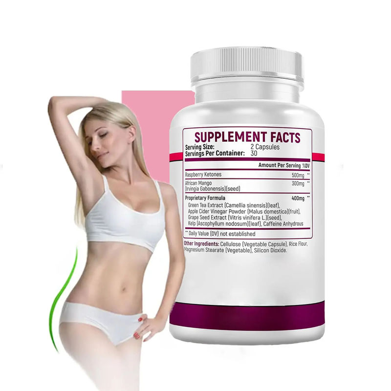 Custom Fat Burner Flat Belly Slim Pill Kapsul Meningkatkan Metabolisme Dukungan Berat Badan