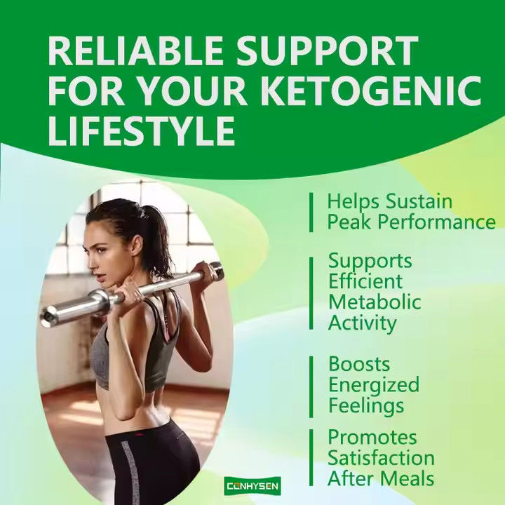 OEM ODM Keto Capsules Berat Badan Lemah Kaya BHB ACV Dukungan Body Management Grosir