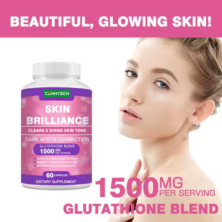 Skin Brilliance Capsules Untuk Pemutih Dukungan Bintik-bintik Hitam Suplemen Perawatan Kulit 60 Kapsul