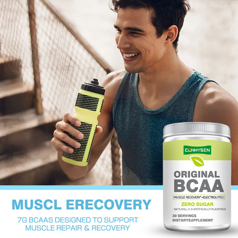 Original BCAA Powder dengan L-Glutamine Untuk Pemulihan Otot Dewasa Dan Pertumbuhan