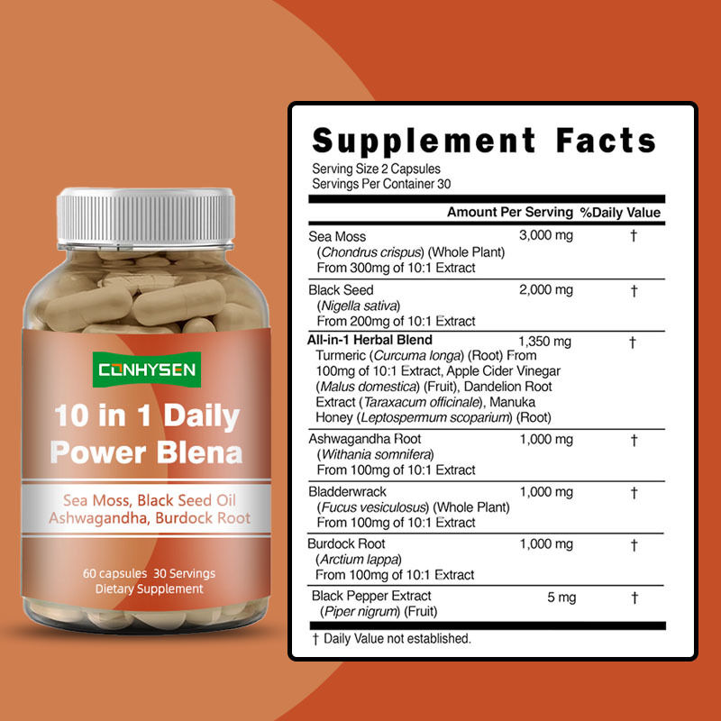 Kapsul Lumut Laut Blena Daily Power 10-In-1 Meningkatkan Keseimbangan Emosional Dengan Ashwagandha