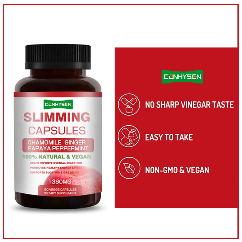 Kapsul Penghilang Berat Badan 100% Vegan Dengan Chamomile Ginger Membantu Meningkatkan Pencernaan Secara Umum
