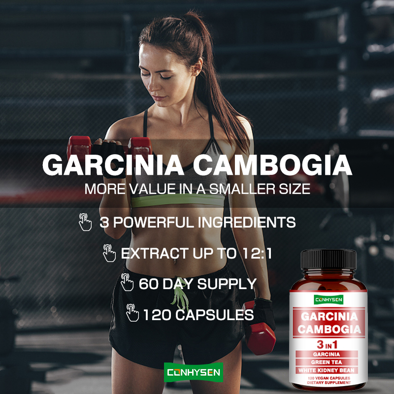 Kapsul Garcinia Cambogia Langsung dari Pabrik dengan White Kidney Bean Mendukung Produk Pelangsing Kekuatan