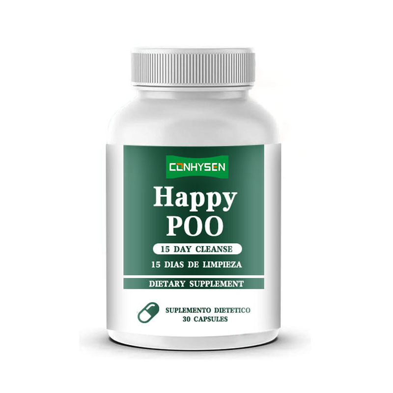 15 Hari Membersihkan Kapsul Happy Poo Mengurangi Kembung dan sembelit Produk Penghilang Berat Badan