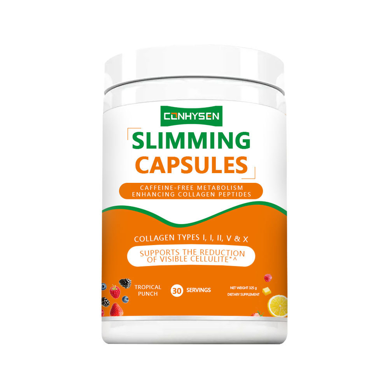 Kapsul Pelangsing Label Kustom Mendukung Sendi & Tulang dengan Suplemen Vitamin C Asam Hyaluronic