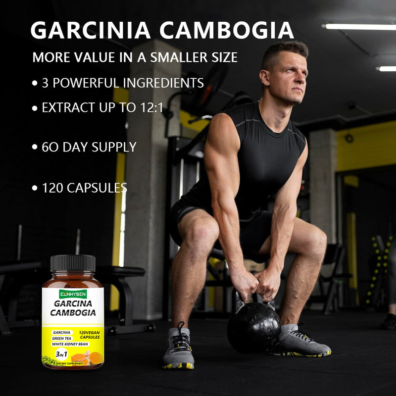Pabrik Suplai Kapsul Garcinia Cambogia 3-In-1 Bahan Premium Tingkatkan Produksi Energi