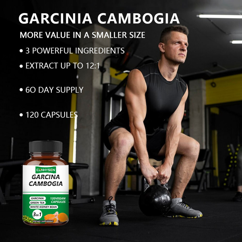 Kapsul Garcinia Cambogia 3-In-1 Kustomisasi Mendukung Kekuatan Dengan White Kidney Bean