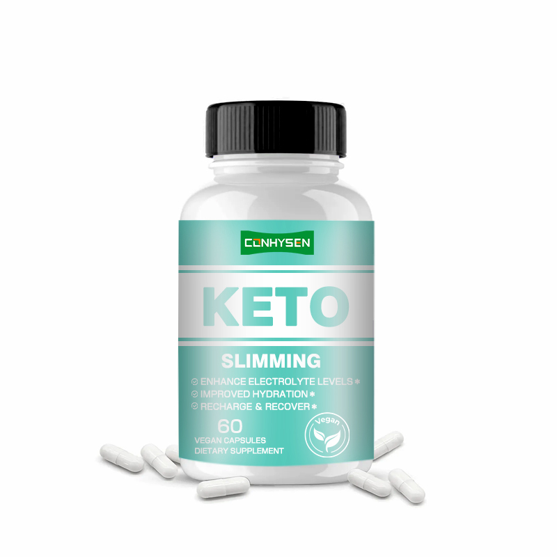 320mg Campuran Keto Slim Kapsul Pelangsing KETO Mendukung Detoksifikasi Pembersihan untuk Penurunan Berat Badan