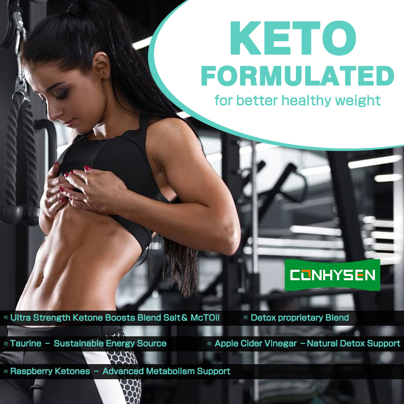 320mg Campuran Keto Slim Kapsul Pelangsing KETO Mendukung Detoksifikasi Pembersihan untuk Penurunan Berat Badan