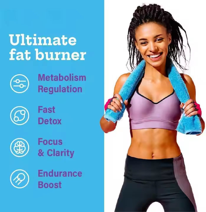 Premium Fat Burner Berbasis Tanaman dengan Garcinia Cambogia L-Carnitine Meningkatkan Metabolisme Kurangi nafsu makan Detox Energize