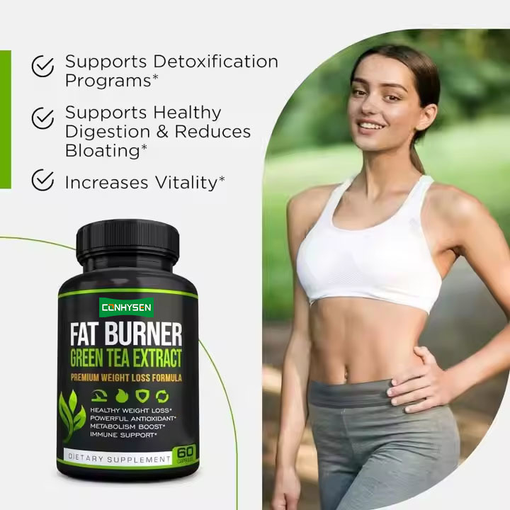 Pembakar Lemak Teh Hijau Premium Penurun Berat Badan Alami Peningkat Metabolisme Dukungan Detoks dengan Manfaat Energi Kekebalan Tubuh