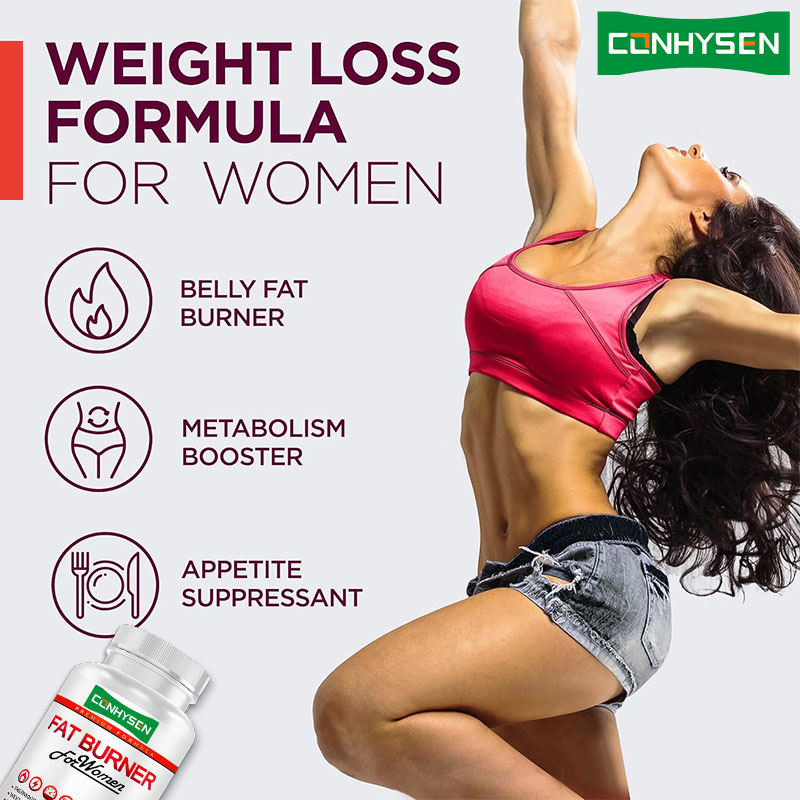 Label Pribadi Penghambat Karbohidrat untuk Wanita Penekan nafsu makan Pengendalian Berat Badan dan Pembakaran Lemak Perut pembakar lemak termogenik