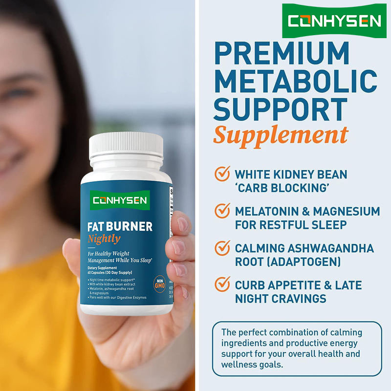 Suplemen Penurunan Berat Badan Malam Waktu Fat Burner Super Slim Kapsul untuk Wanita dan Pria