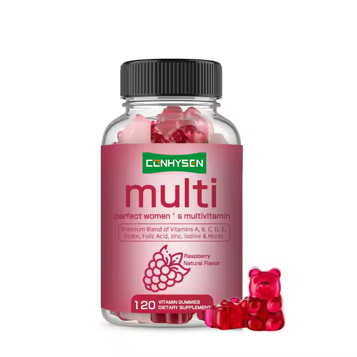 Permen Gummy Multivitamin Vitamin B Biotin Wanita untuk Kekebalan Tubuh Suplemen Kesehatan untuk Permen Vitamin C