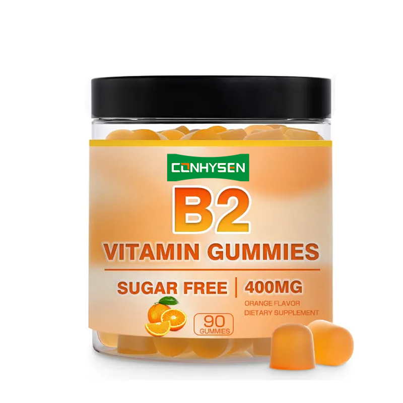 Vitamin B2 Premium Gummies dengan CoQ10 Meningkatkan Metabolisme Mendukung Kesehatan Sistem Saraf Suplemen