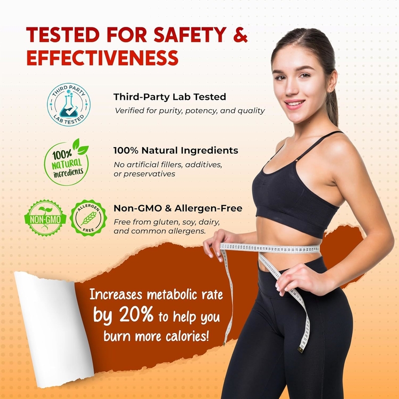 Kapsul Detoksifikasi Cuka Sari Apel Premium dengan Enzim Pencernaan Mendukung Metabolisme, Pengelolaan Berat Badan, Kesehatan Usus