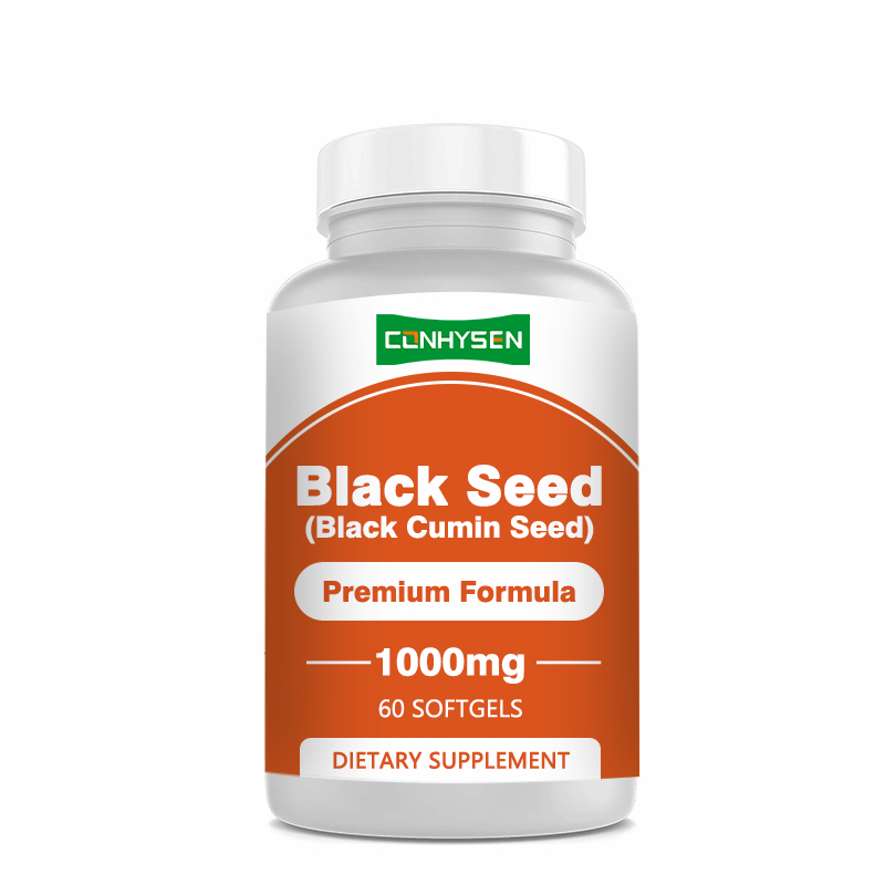Softgel Minyak Biji HItam 1000mg dengan Omega-3 6 9 untuk Dukungan Antioksidan