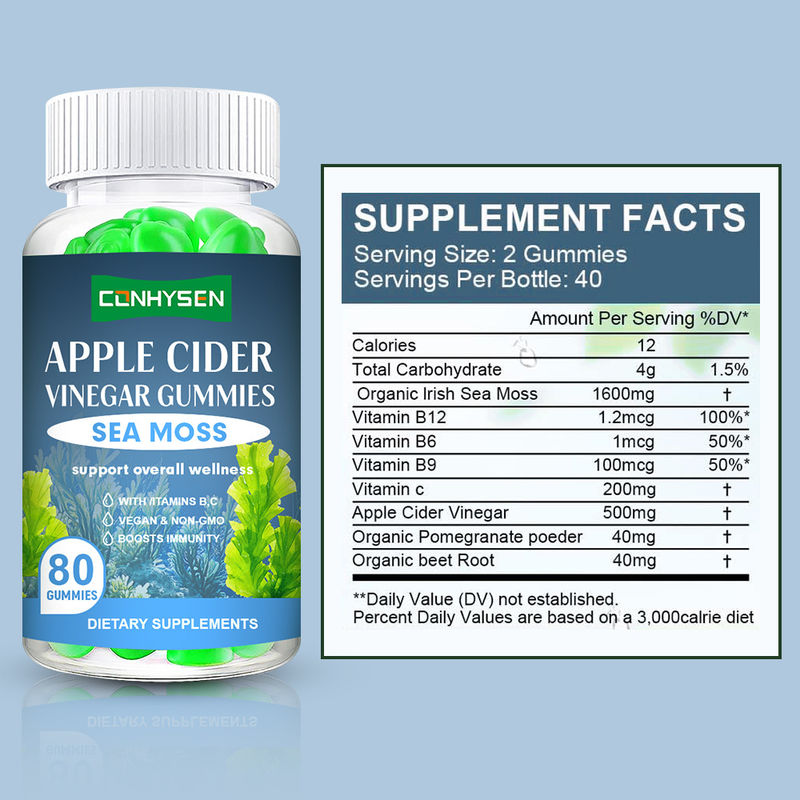 Permen Jeli Lumut Laut dengan Vitamin B C Grosir Pabrik Mendukung Pengisian Energi