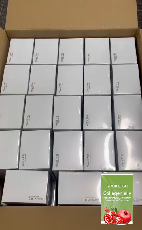 OEM ODM Produk Kecantikan Pemutih Kulit Vitamin C Glutathione Kolagen Jelly Stick