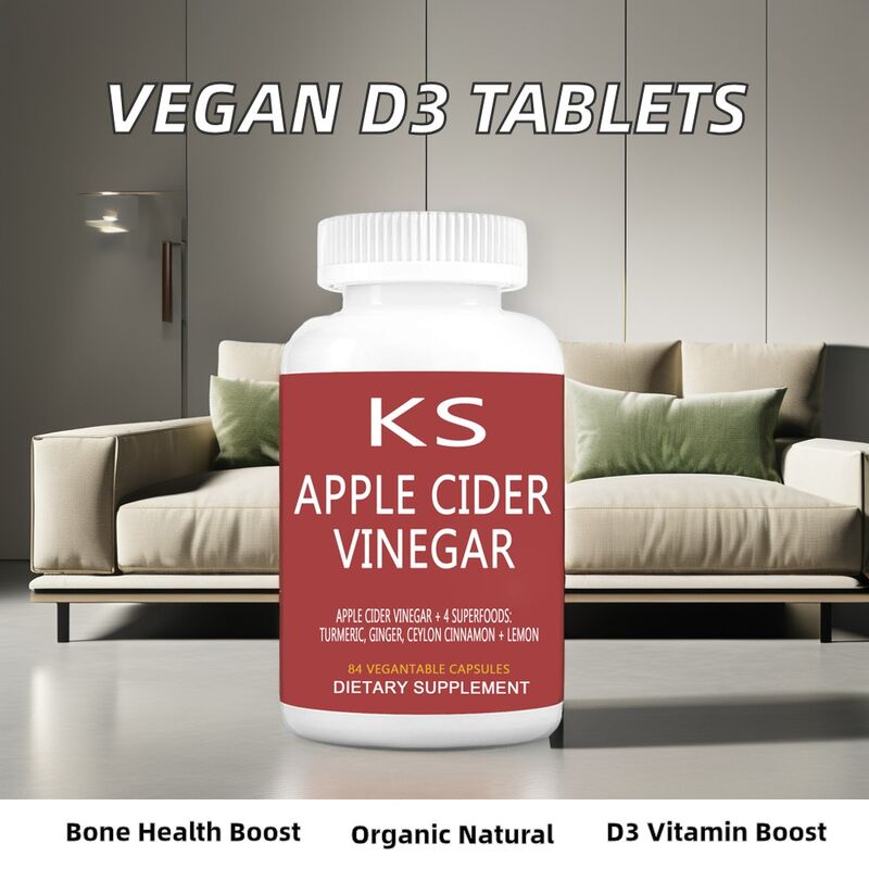 Beworths Natural Apple Cider Vinegar Capsule Detox Supplement Sports Nutrition Powder untuk Pengelolaan Berat Badan yang Efektif