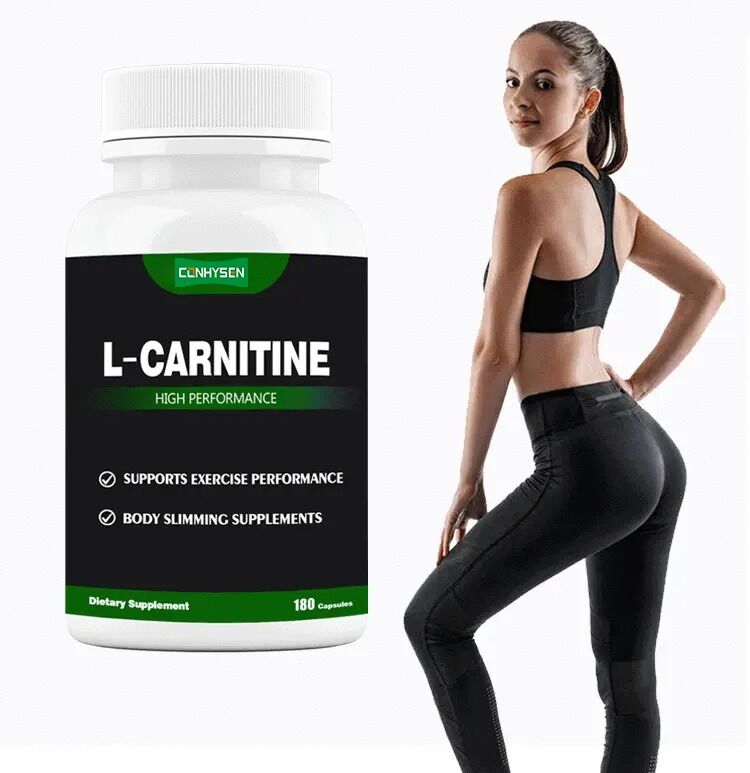 Suplemen Diet Label Pribadi L-Carnitine Fumarate Daun Teratai Pelangsing Penurun Berat Badan Kapsul L-Carnitine Serat Pangan