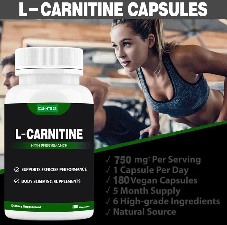 Suplemen Diet Label Pribadi L-Carnitine Fumarate Daun Teratai Pelangsing Penurun Berat Badan Kapsul L-Carnitine Serat Pangan
