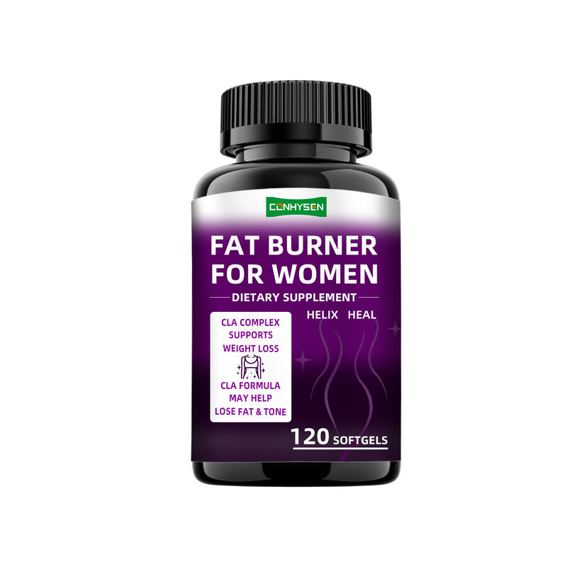 Private Label Fat Burner Capsules CLA Kompleks Suplemen Diet Mempromosikan Otot Untuk Wanita Berat Badan Tablet Serat Diet