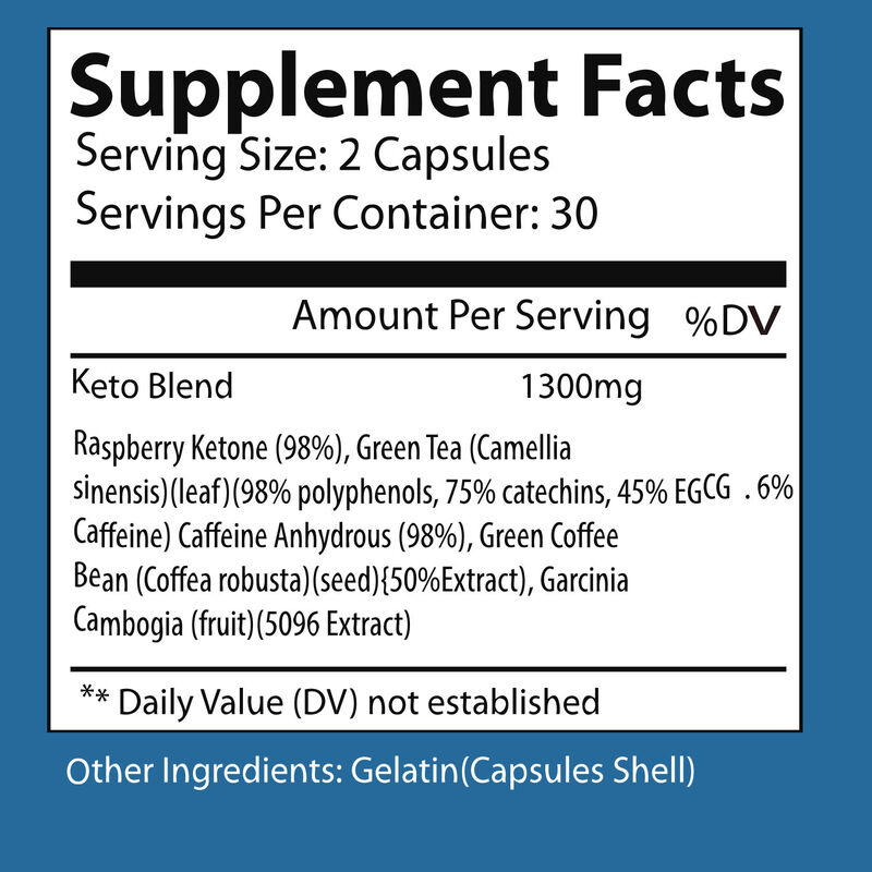 Kapsul Detoks Label Pribadi Produk Pelangsing Herbal yang Meningkatkan Metabolisme dan Mendukung Kesehatan Pencernaan untuk Dewasa