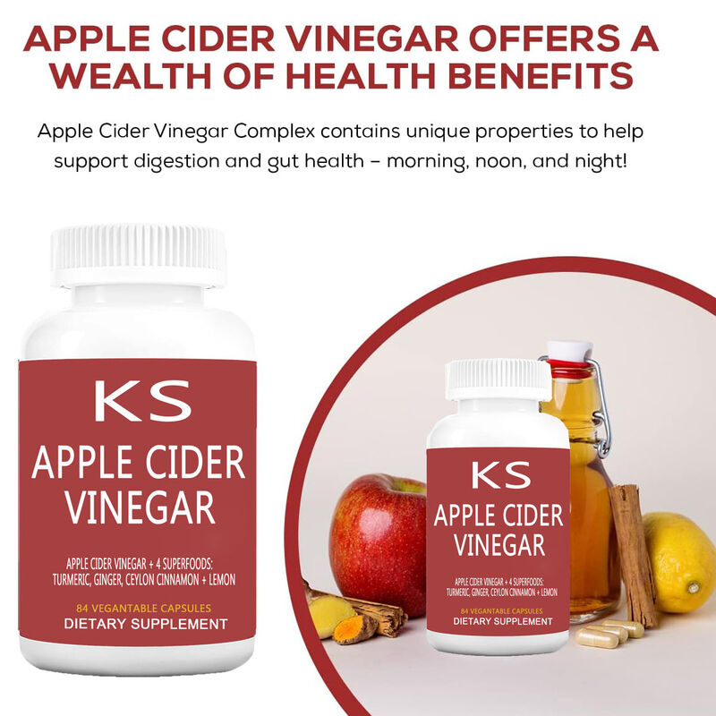 Penjualan Panas Apple Cider Vinegar Kapsul Dukungan Manajemen Berat Badan Meningkatkan Metabolisme Menurunkan Berat Badan Apple Cider Serat Diet