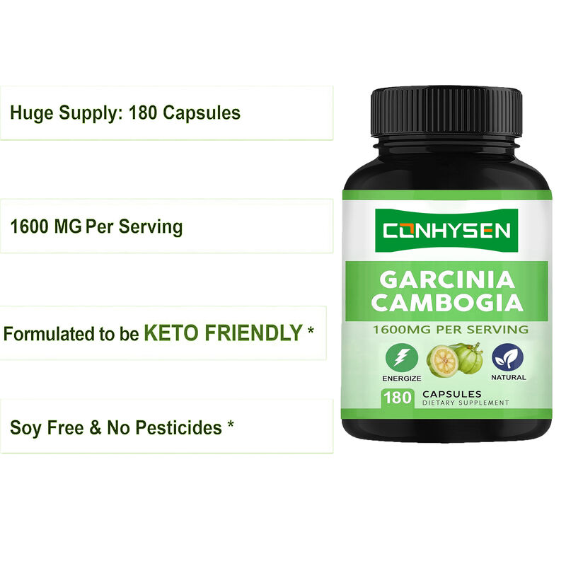 Suplemen Gizi Berkualitas Tinggi Kapsul Garcinia Cambogia Murni Meningkatkan Energi dan Ketahanan Suplemen Alami
