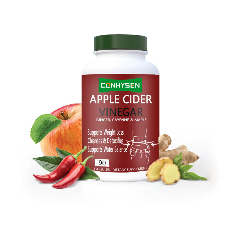 Pabrik Penjualan Langsung OEM Body Management Mempromosikan Pencernaan dan Manajemen Berat Badan Apple Cider Vinegar Kapsul