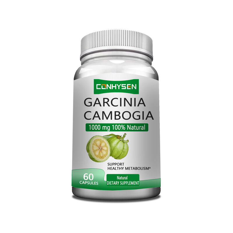 Private Label Garcinia Cambogia Herbal Supplements Garcinia Cambogia Kapsul Mendukung Metabolisme Sehat & Mendukung Mood yang Lebih Baik