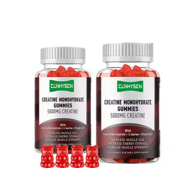 Private Label Creatine Monohydrate Gummy Anti Melt Suplemen Latihan Pengelolaan Berat Badan