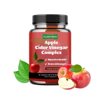 Pengendalian Berat Badan Apple Cider Vinegar Suplemen Diet Kapsul Pribadi Label Pemasok