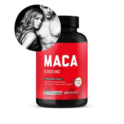 Herbal Maca Root Male Enhancement Kapsul Pertumbuhan Otot Memaksimalkan Drive di Pria