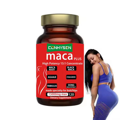 Maca Herbal Peningkatan Kecantikan Wanita Kapsul Peningkatan Pinggul Untuk Daya Tarik Seksi Peningkatan Kesehatan