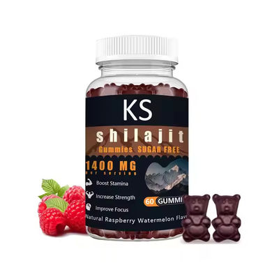 Gula Bebas Shilajit Ekstrak Gummies Meningkatkan Fokus untuk Dewasa Shilajit Gummies