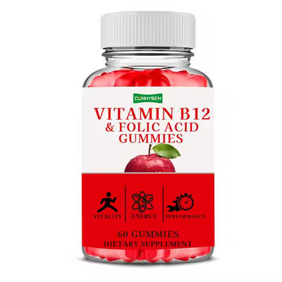 B 12 Vitamin Gummies Folat Dengan Suplemen Besi Nutrisi Mendukung Sistem Imun