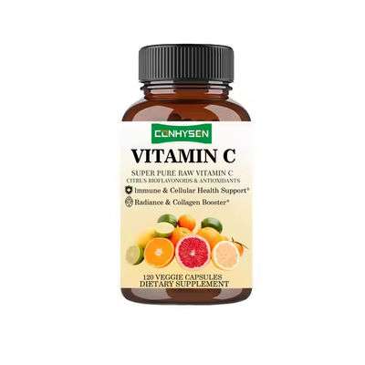 Vitamin C Kapsul 200mg Dukungan Imun Jantung Kesehatan Otak Campuran Proprietary