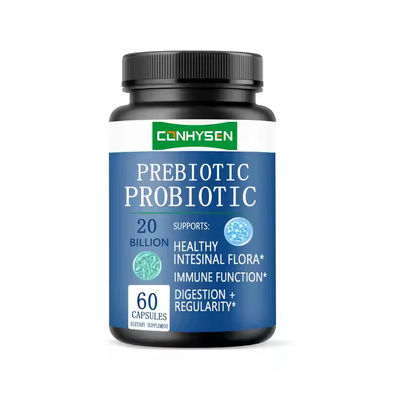 Kapsul Prebiotik Top Probiotik Herbal Suplemen Kapsul Mikrobioma usus & Kesehatan pencernaan