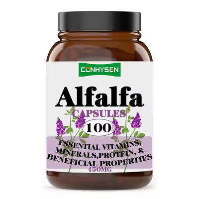 Label Pribadi Alfalfa Kapsul Herbal Suplemen Kapsul Detox Hati Pembersih