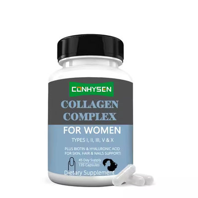 Kolagen Kompleks Kapsul Untuk Wanita Biotin Vitamin C Suplemen Pabrik Pemasok