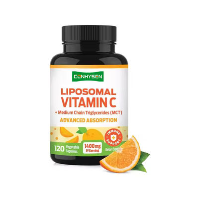 Kapsul Vitamin C Liposomal Meningkatkan Kekebalan Mudah Menelan 1400mg Produsen