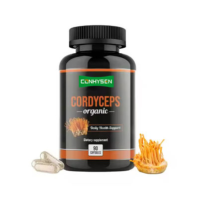 OEM ODM Organik Cordyceps Kapsul Mempromosikan Fungsi Otak Herbal Suplemen Kapsul