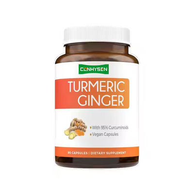 Ekstrak Herbal Kunyit Ginger Kapsul Suplemen Dukungan Flora Permencernaan