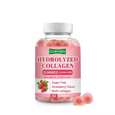 Suplemen Kolagen Hidrolisis Permen karet dengan Biotin Vitamin Sink Membangun Kesehatan Tulang yang Kuat