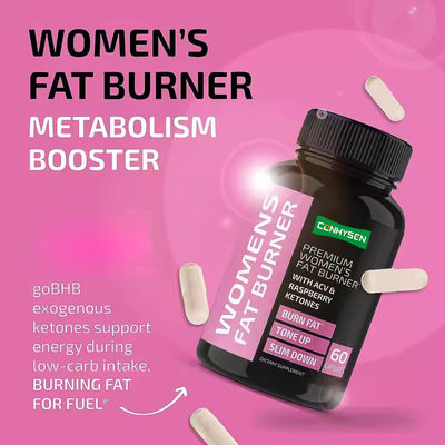 Private Label Fat Burner Capsules Dietary Fiber Pills For Women Untuk menurunkan berat badan