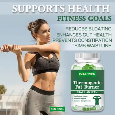 Thermogenic Fat Burner Gummies Mendukung Metabolisme Kesehatan Rasa Disesuaikan
