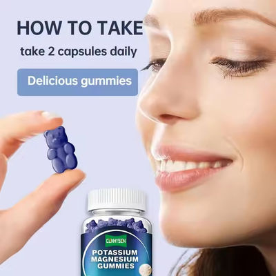 Magnesium dan Kalium Gummy Mempromosikan Pembentukan Tulang 2,5-3g/Gummy