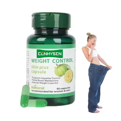 60 Kapsul Pengendalian Berat Badan Kapsul Suplemen Herbal Garcinia Cambogia Pil Penurunan Berat Badan